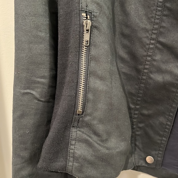 Faux Suede Moto Jacket - Picture 4 of 7